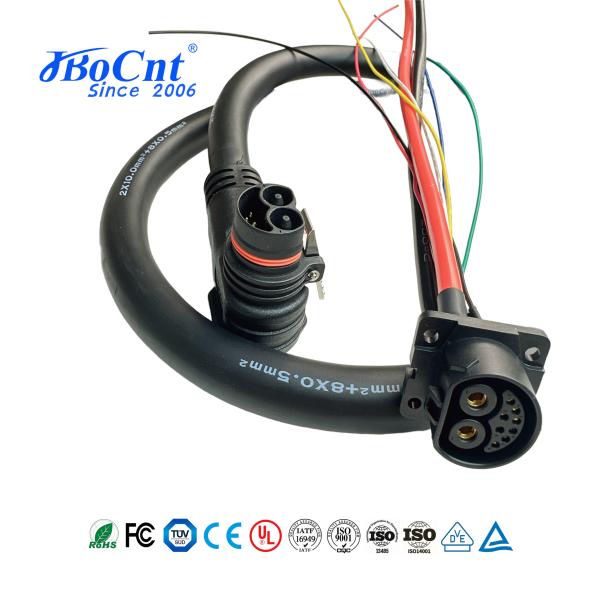 2+8 pin 120A motorcycle battery charging cable lithium battery power connector