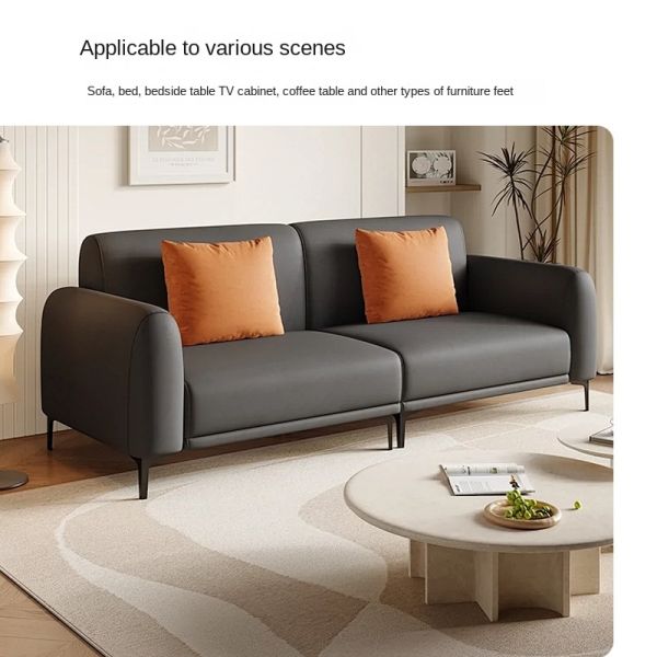 Heavy Duty Metal Black Small Straddle Diagonal Conical Leg Coffee Table Foot Luxury Modern Iron for Kitchen Home Hotel Use