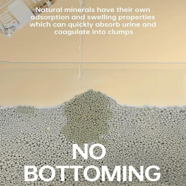 100% Natural Sodium Bentonite Cat Litter Sand Lemon Scent  Odor Lock Kitty Litter Sand