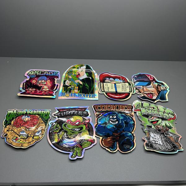 Special Shaped Gravure Printing Die Cut Mylar Bags ziplockk Sealing