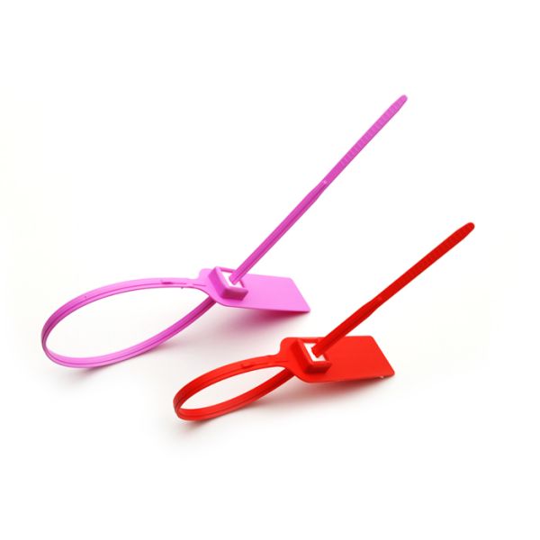 380 mm Length Pull Tight Plastic Security Seal with 268 N Tensile Strength and Laser Print for Tamper Proof Security