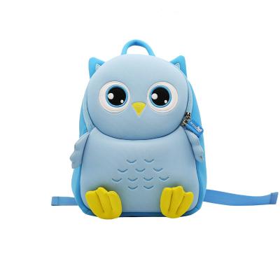 NHB142 Nohoo New style vivid 3D cartoon owl school bag factory in China