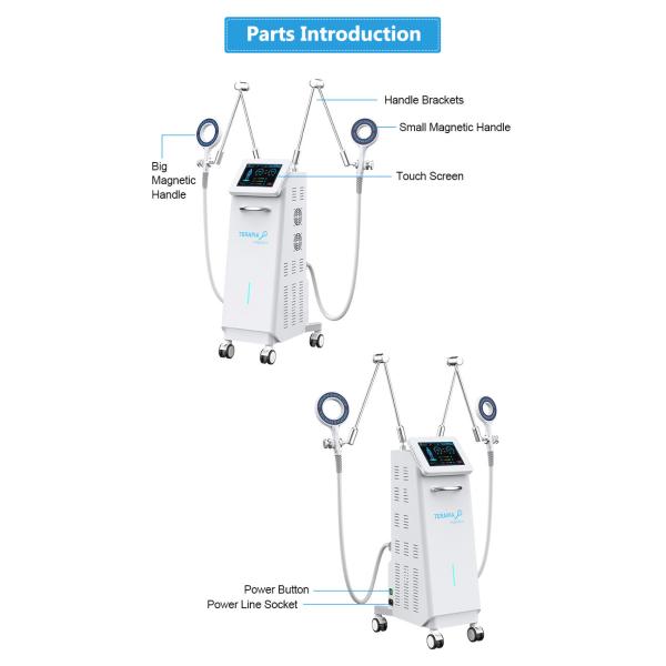 La machine de thérapie par transduction électromagnétique réduit les douleurs articulaires de l' épaule / de la hanche / du genou / de la cheville