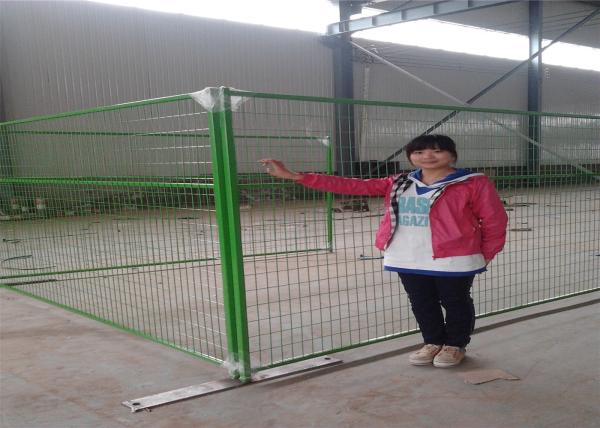 powder coated weld wire canada temporary removable fencing panels 8'x9.5' height tubing 1 profile x 16ga thick