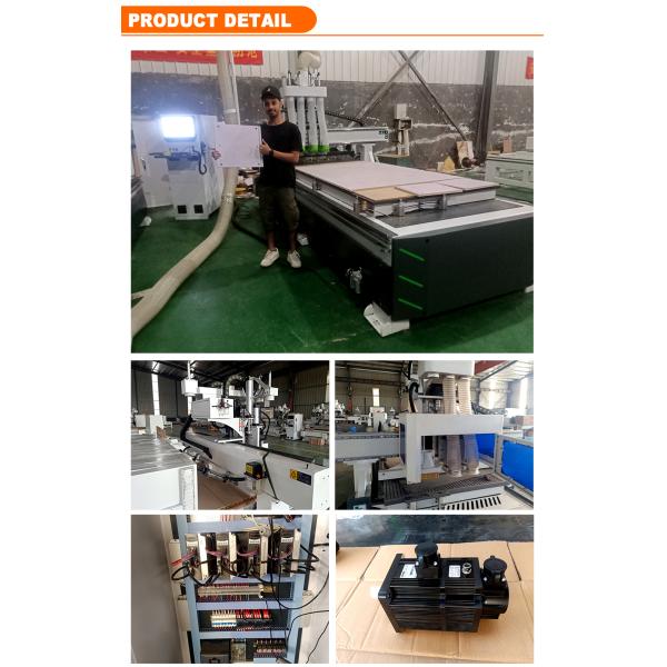 Max. Working Speed 25000mm/min 1300×2500mm Working Table Size Woodworking CNC Router