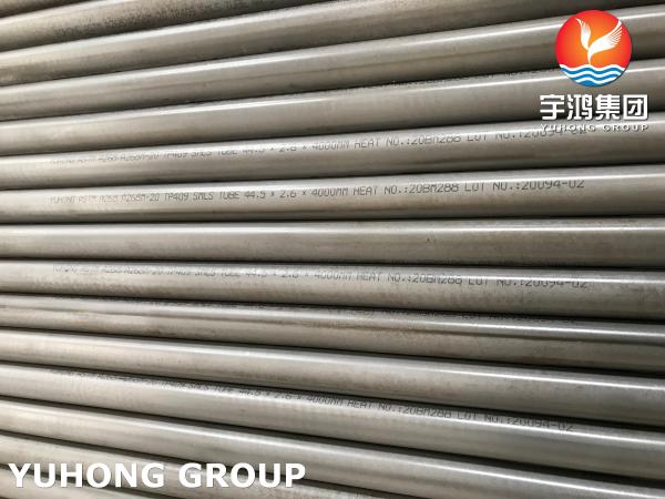 ASTM A268 TP409 Stainless Steel Welded Tubes For Industrial Heating Applications