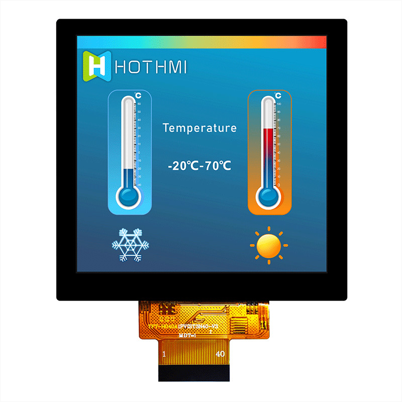 Точки IPS TFT LCD SPI ST7701S 4 дюймов 480x480 со стеклянной крышкой