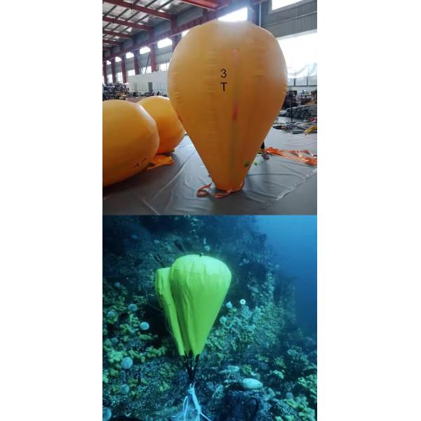 Подводные надувные подводные подъемные сумки для спасения