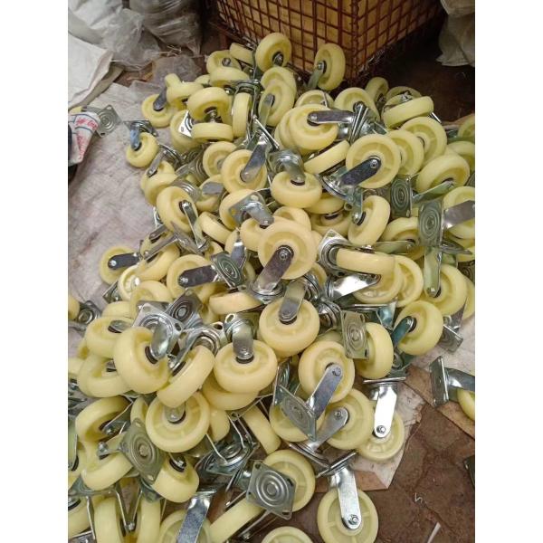 5 inch heavy duty roller wheels nylon wheels with bearings