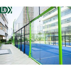 Professional Grade Glass Fenced Padel Court With Tempered Glass Fencing And