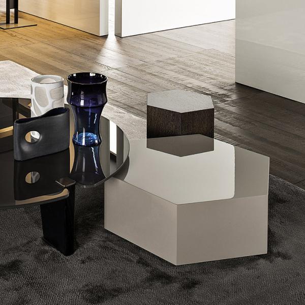 Sala de visitas moderna da mesa de centro superior de mármore 0.6m do hexágono 0.8m