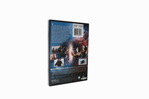 Free DHL Shipping@HOT Classic and New Release Movie DVD Captain America Civil War