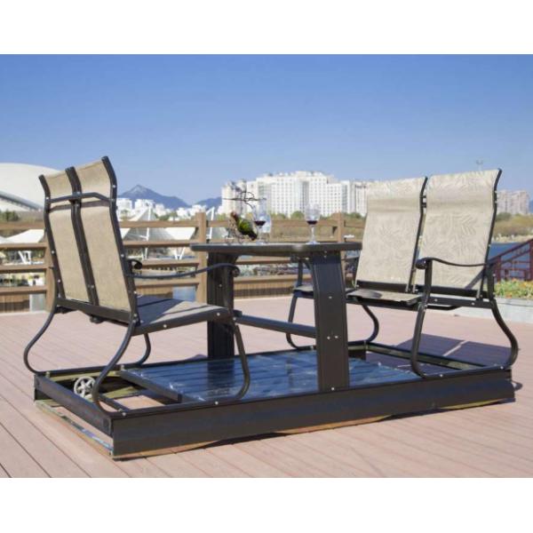 Chaise suspendue extérieure familiale avec couleur de coussin personnalisée et tente anti-moustiques