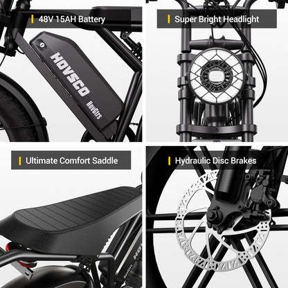 Electric Mountain Bike V8  H9 Talaria Komodo 48V 250W E-bike Kit