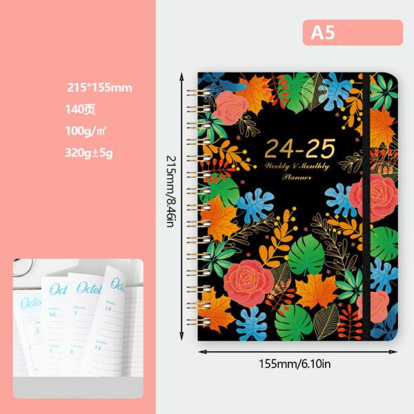 Elegant Rectangle Hardcover Notebook Printing 128gsm Matt Art Paper Natural Uncoated Wood Free Pages