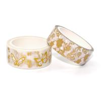 Projete próprios Washi que impermeável a fita imprimiu a fita de Washi da folha da prata ou de ouro