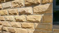 Interno exterior do revestimento da parede de Honey Beige Mushroom Face Sandstone