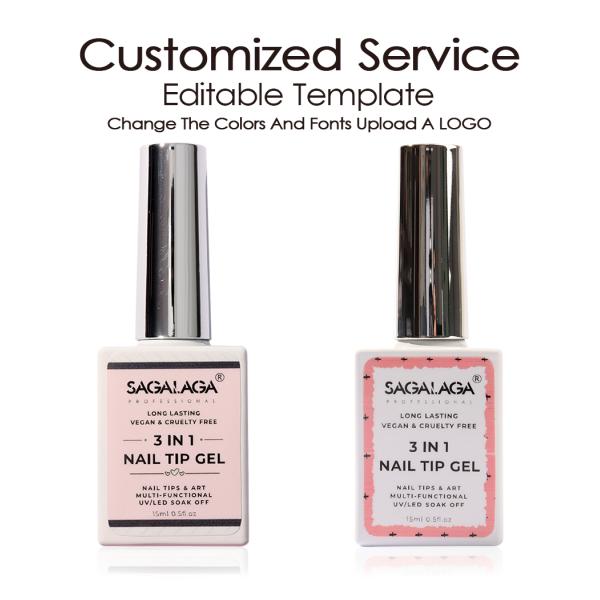 Solid Nail Tips Gel for Long Lasting False Tips and Clear Nails Extensions ALMOND/BALLERINA COFFIN/ROUND/SQUARE/STILETTO