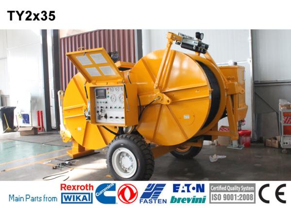 2x35kN tensifiants hydrauliques pour les conducteurs aériens à chaîne