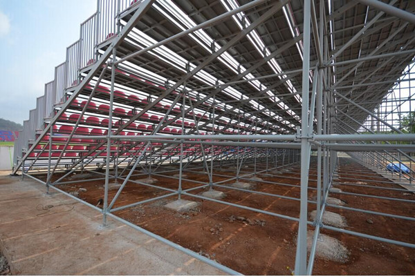 Гальванизированное стальное Dismountable портативное на открытом воздухе место на открытой трибуне со стулом PP