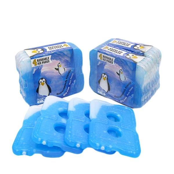 Жесткие пластиковые тонкие мини-пакеты для льда Спектакль с охлаждающим гелем жидкий внутри для еды замороженный