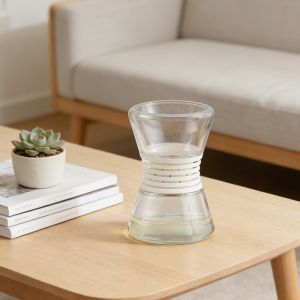 Hourglass Design Glass Home Aroma Diffuser White Office Fragrance Diffuser