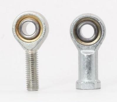M10 10mm Right Thread Small Ball Joint Rod Ends Angle Joint Bearing Eyefish Shape