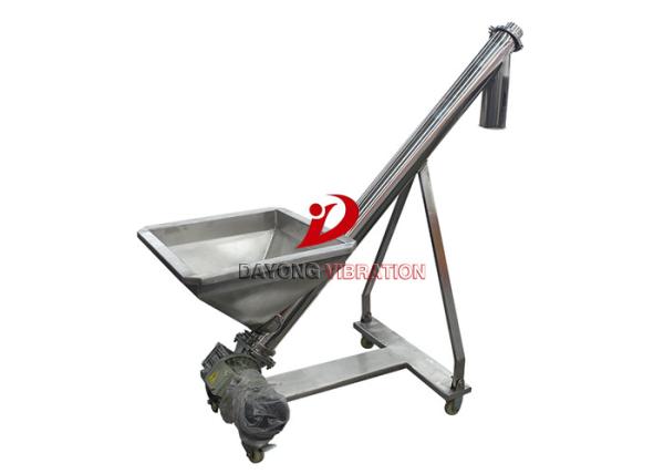 High Efficiency Flexible Screw Conveyor For Grain / Food / Chemical Transmission