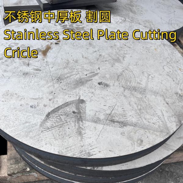 310S Stainless Steel Plate  Circle Fixed Tube Sheet Ø1270 (Drilled) SA 240 310S Cutting To Tube Plate