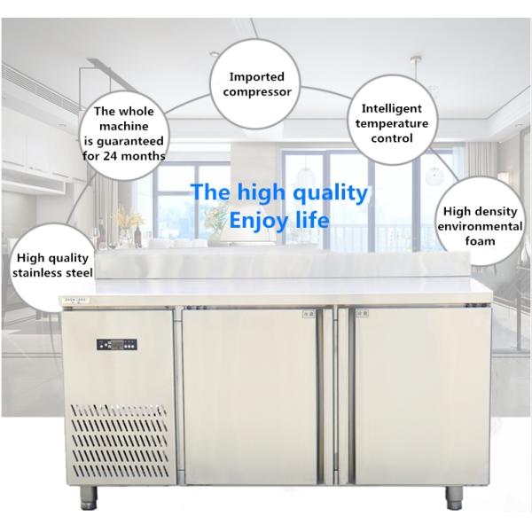 Durable Stainless Steel Commercial Restaurant Refrigerator 70 * 27 * 31In