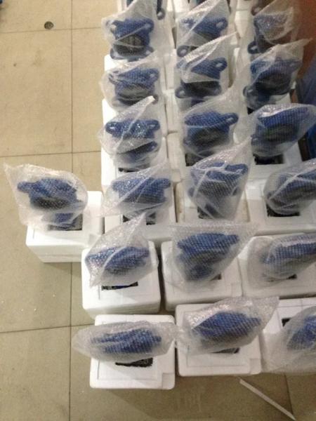 Pneumatic Actuator Centerline Butterfly Valves , Wafer Resilient Seated Butterfly Valve