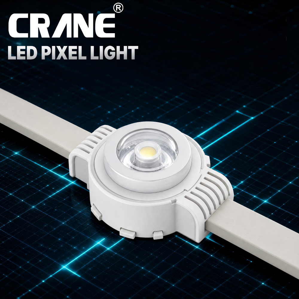 Round LED Pixel Point Light 0.3W DC5V RGB RGBW With Aluminum Channel For Facade Outline Decor