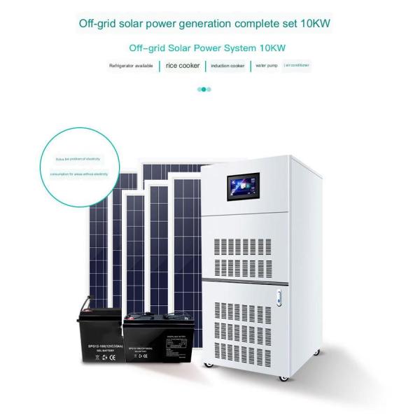машина управлением инвертора -решетки системы 10kw производства электроэнергии 220v солнечная PV