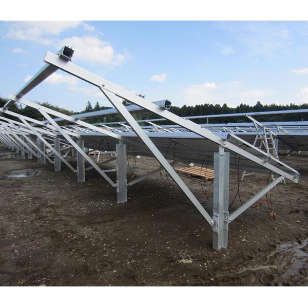 Aluminum H Steel Solar Ground Mount System 5MW 10MW Solar Farm Project Structure
