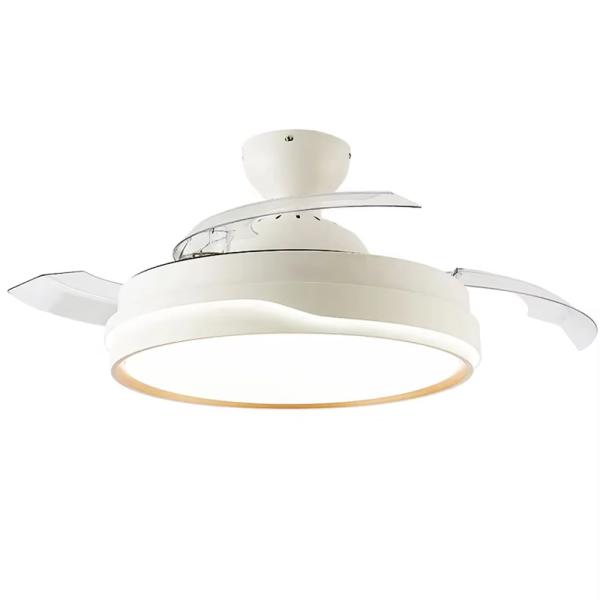 wholesale  Multifunctional Iron+ABS+Acrylic Environment-friendly 18W Ceiling Fan Light