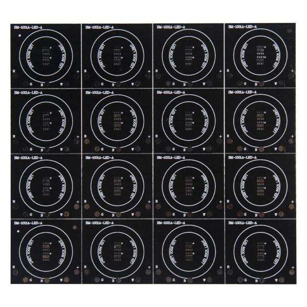 High Frequency HASL Immersion Gold LED Circuit Board Aluminum Base