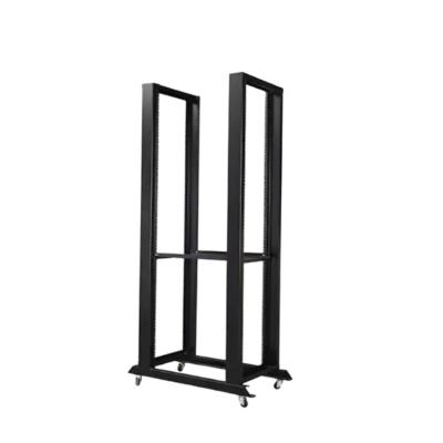 27U Open Rack with 4 Stands and 4 Wheels Cabinet Standard 19inch IP20 Protection