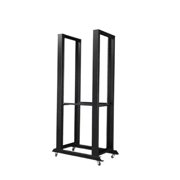 32U Open Rack DIN41491PART1 Standard 600mm Width 350mm Depth with 4 Stands and 4 Wheels