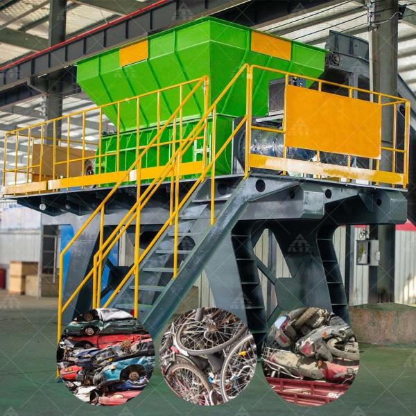Car Electric Motor Shredder CE ISO Scrap Metal Shredder Machine