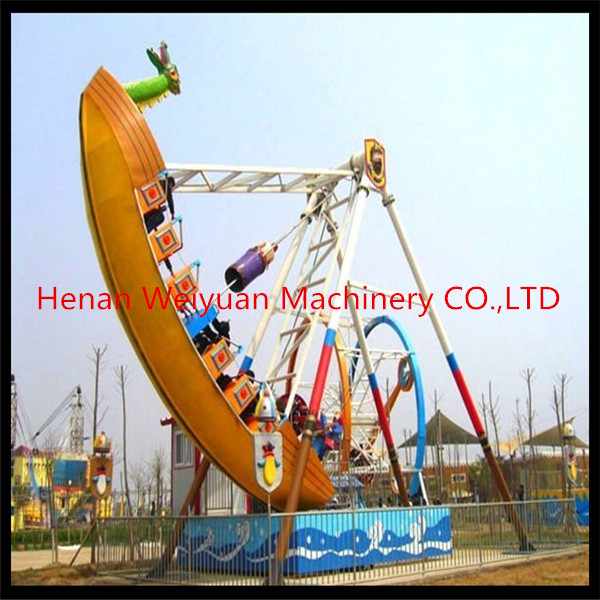 Adventure outdoor amusement equipment viking dragon type 16 seats pirate ship