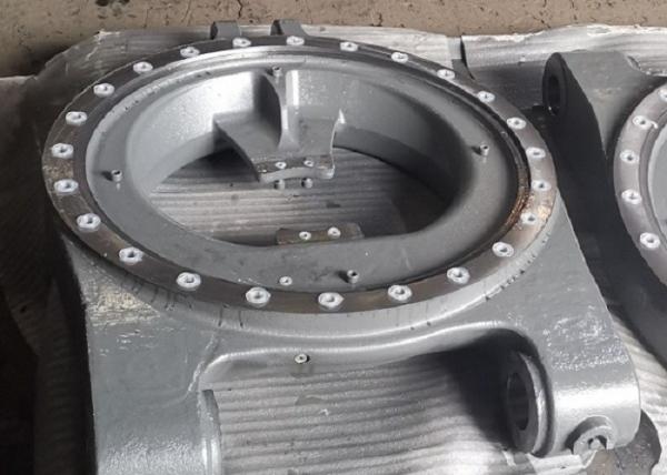 Construction Machinery Resin Sand Casting Round Link With Shot Blasting Surface