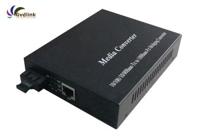 RJ45 conversor dos meios da fibra ótica do conector 10/100/1000mb/S