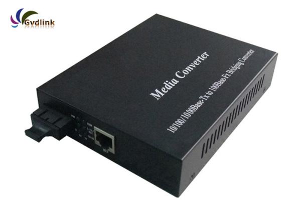 RJ45 conversor dos meios da fibra ótica do conector 10/100/1000mb/S