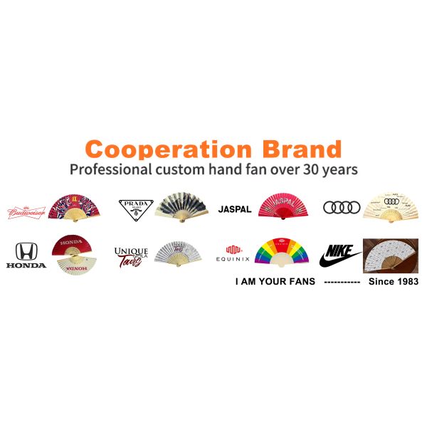 Ultimate Performance 33cm Clack Fan Globally Recognized Handheld Bamboo Fabric Painted Technique