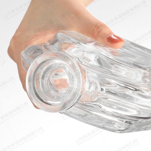Customized Glass Wine Bottles With Hot Stamping Surface Handling