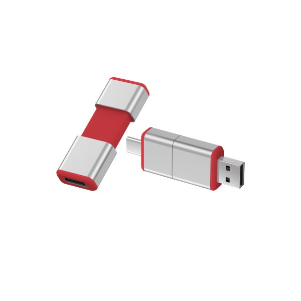 All Passed H2 USB + Type C USB Flash Drive Can OEM Logo One Usb Body