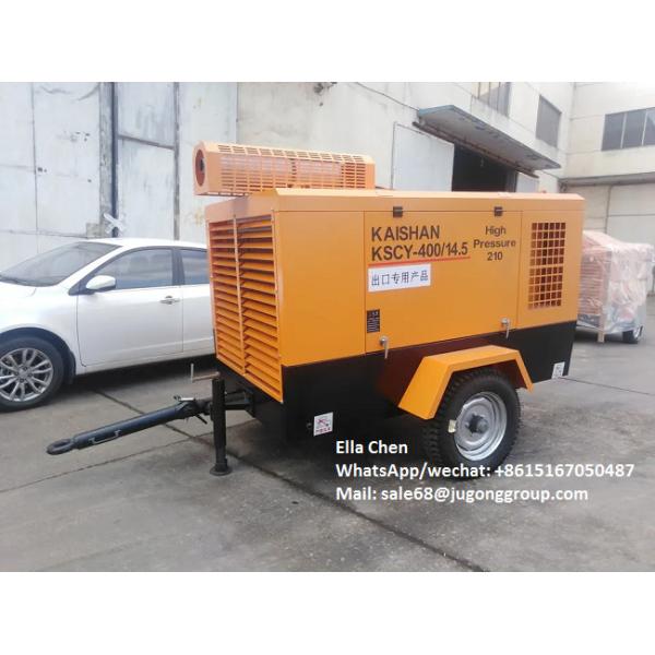 Cummins Diesel Engine Two Wheels Air Compressor KSCY-400/14.5 400CFM 14.5bar