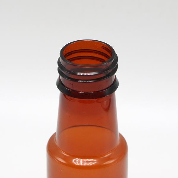 70ml PET Amber Maple Cough Syrup Oral Liquid Bottle Container for Liquid Medicine