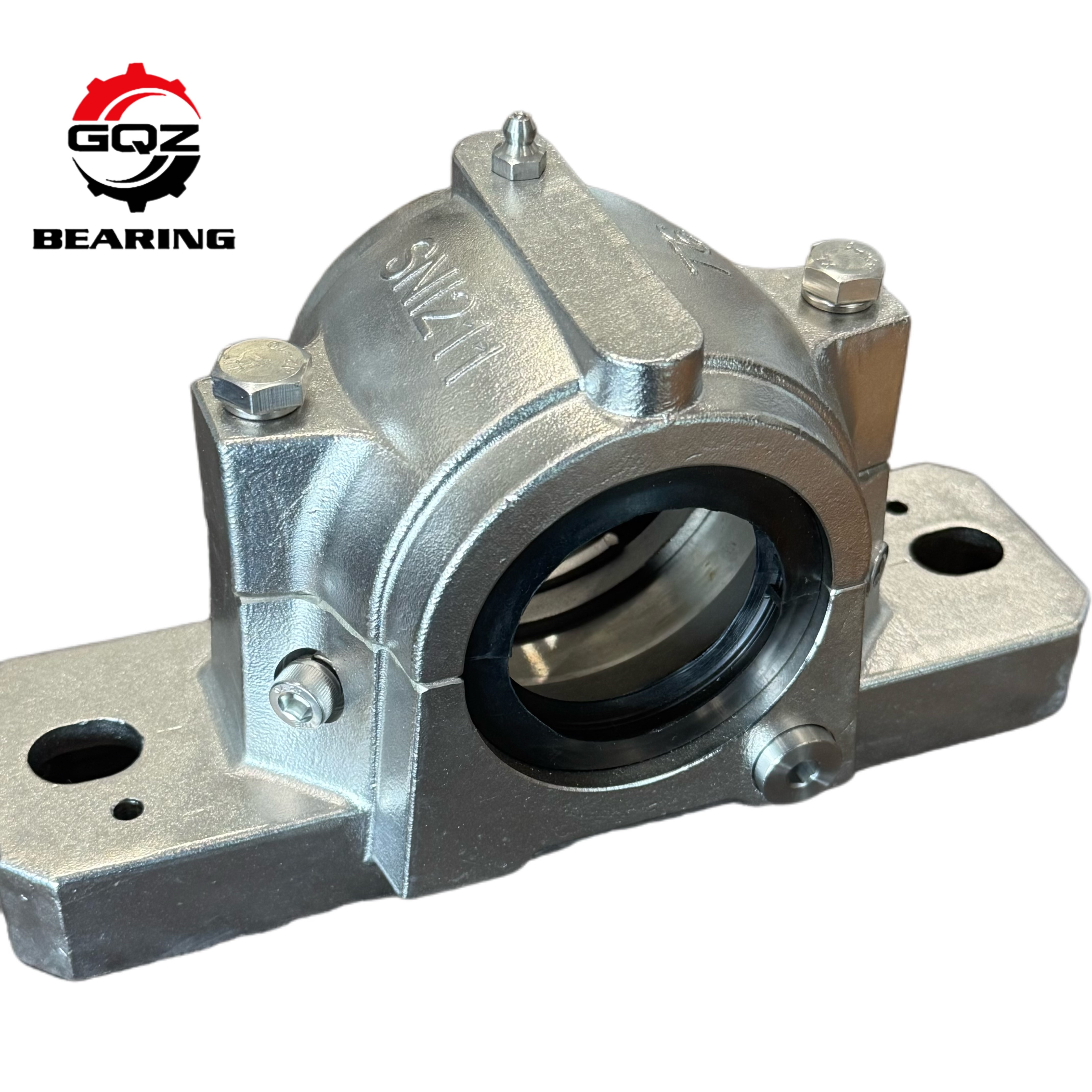 GQZ PREMIUM SN205 304 Stainless Steel Plummer Block Bearing Marine Anti-Salt Corrosion Pillow Block Bearing For Ship Vessel Deck Machinery
