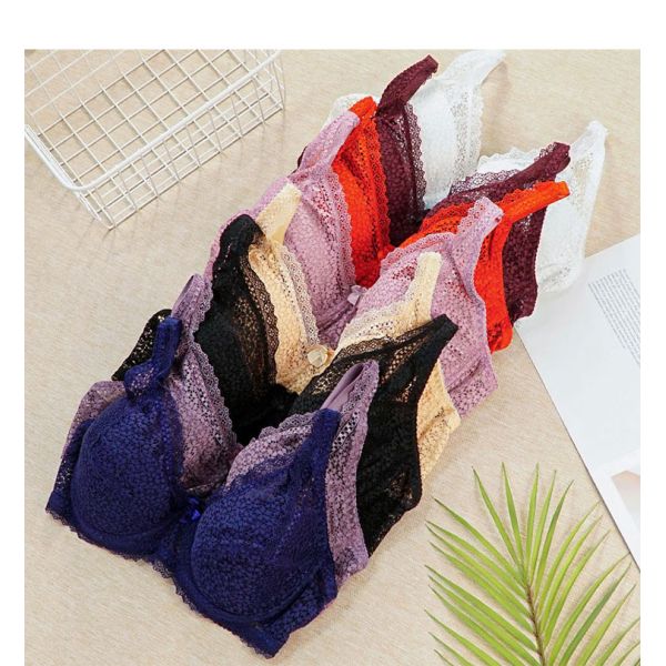 Wholesale Women Bra Lace Decoration Sexy Bras Adjustable Straps High Quality for Female C/D Cup Bras